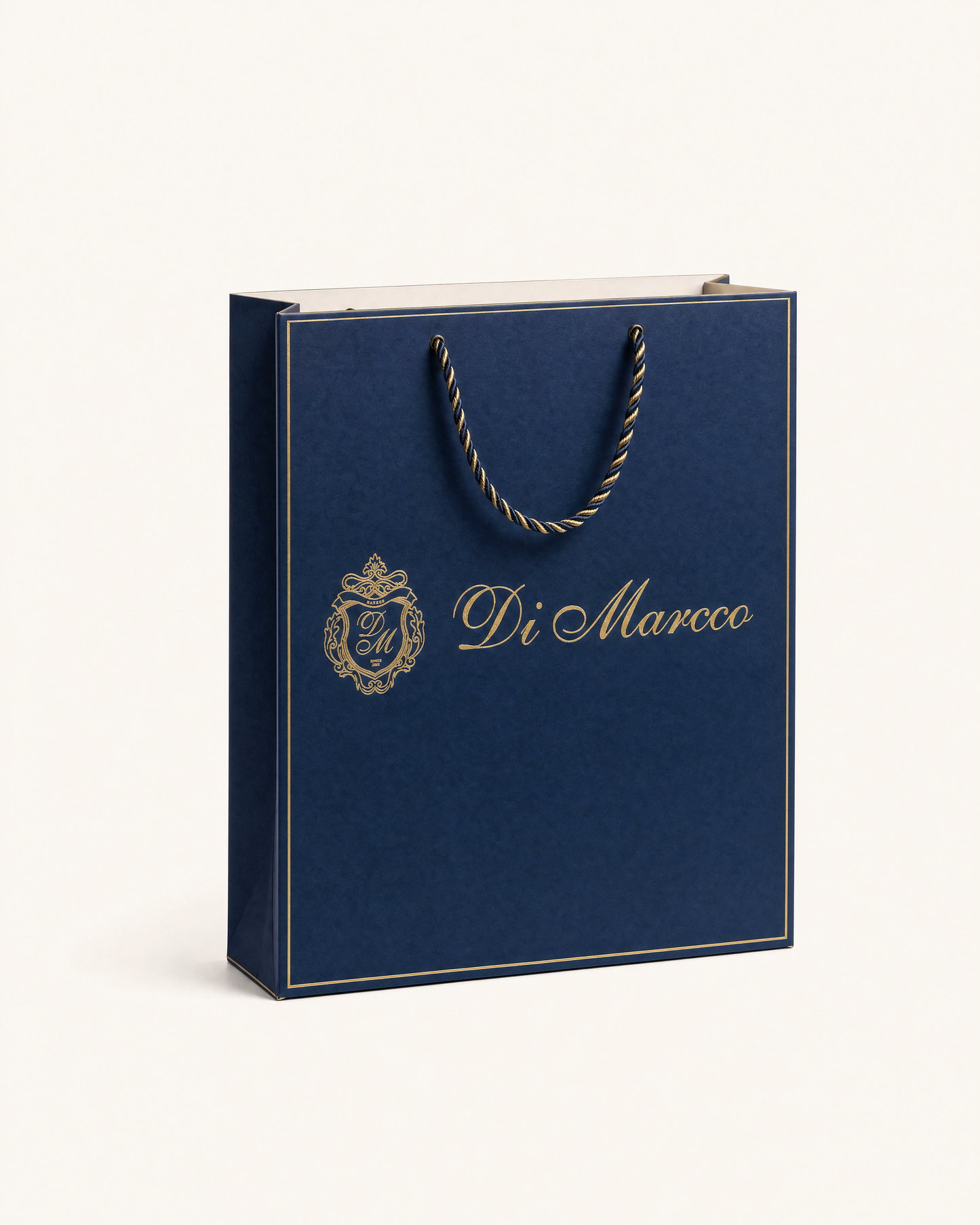 T-shirt Mercerise Signature — Bleu