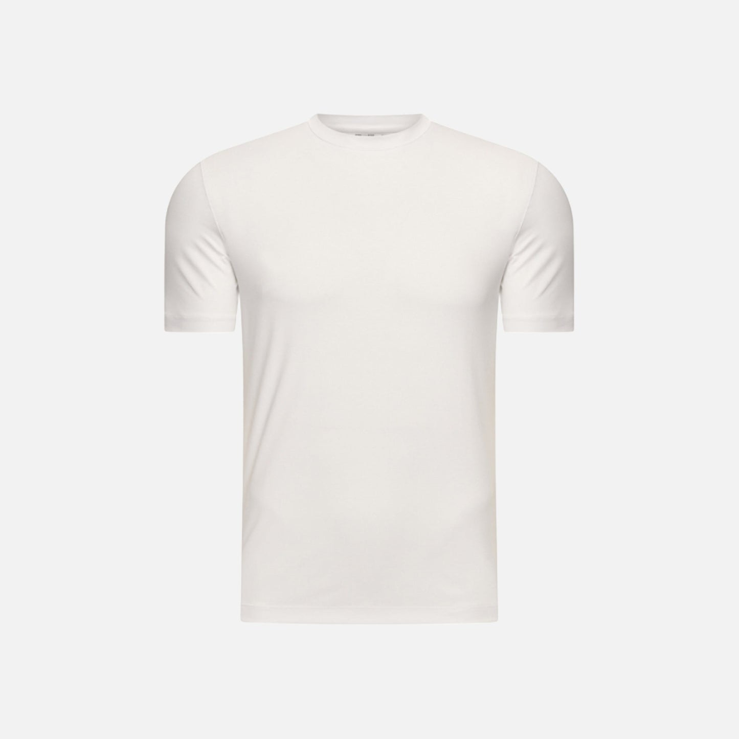 T-shirt Mercerise Signature Blanc