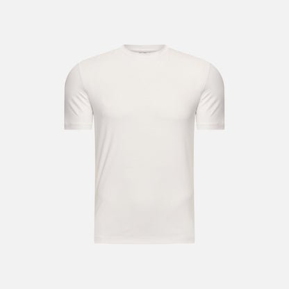 T-shirt Mercerise Signature Blanc