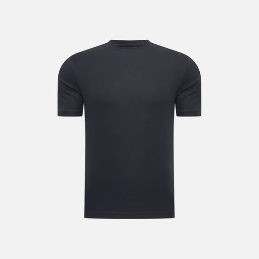 T-shirt Mercerise Signature — Marine