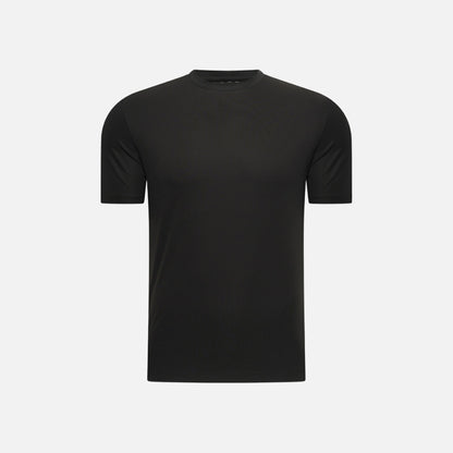 T-shirt Mercerise Signature — Noir