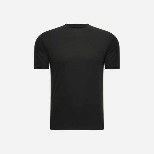 T-shirt Mercerise Signature — Noir