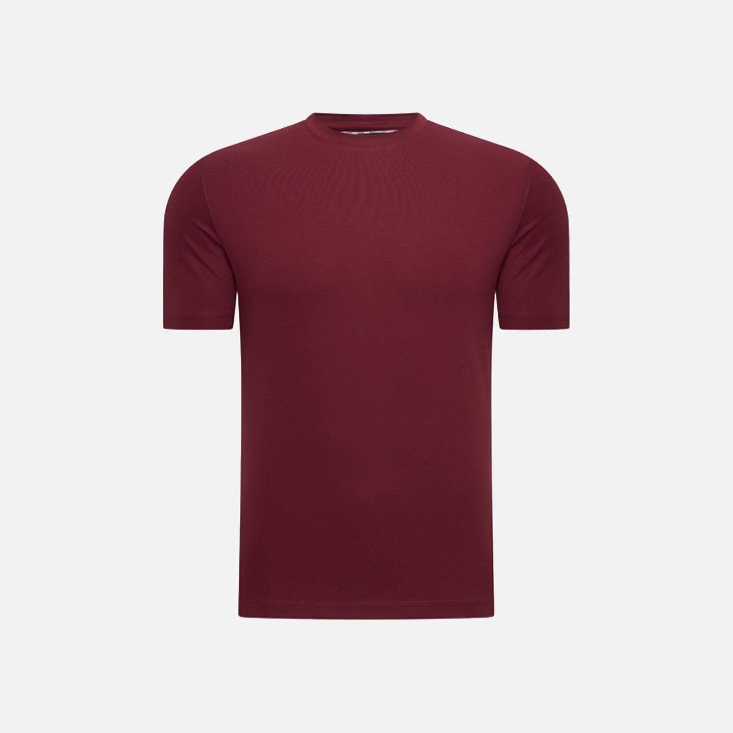 T-shirt Mercerise Signature — Burgundy