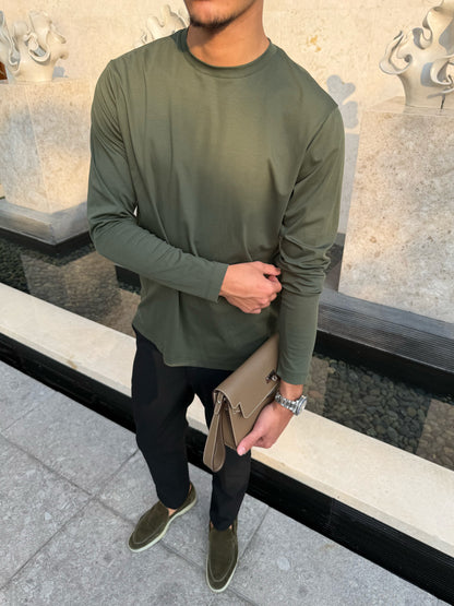 Manches Longues Khaki
