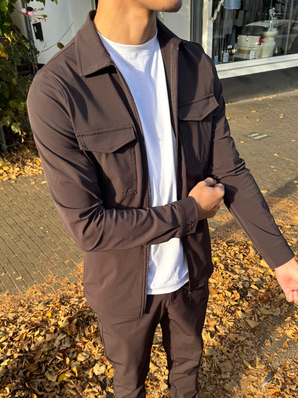 Veste a Poches Espresso