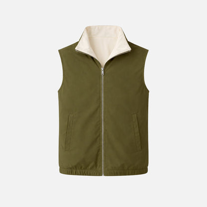 Gilet Olive/Kith Reversible