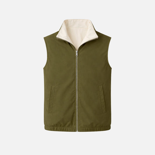 Gilet Olive/Kith Reversible