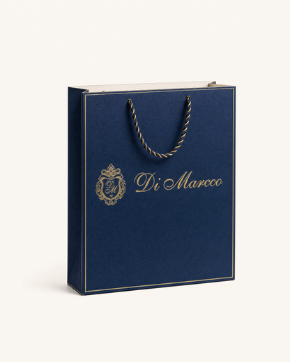 T-shirt Mercerise Signature — Bleu